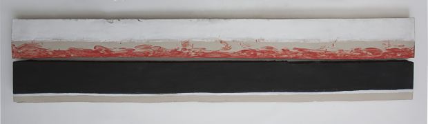 Untitled Horizon series gres+oxides+glazed year 2015 dim 163x36x3