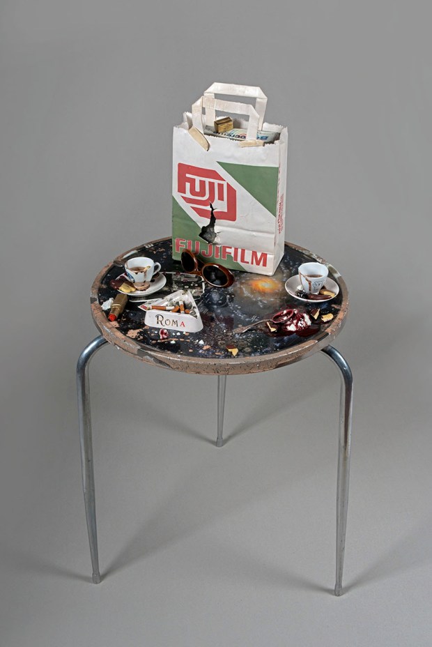 Bertozzi &amp; Casoni, Tavolino Roma, 2018, ceramica policroma, 102x50x50 cm
